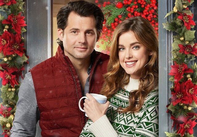 Hallmark holiday film promotional still with Kristoffer Polaha